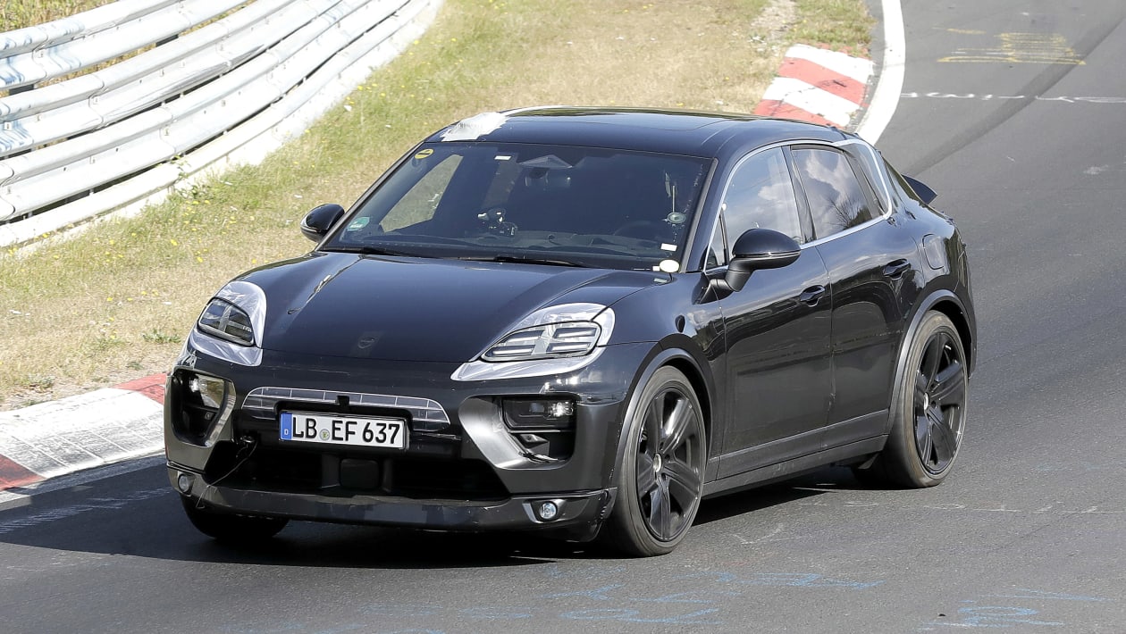 2024 Porsche Macan electric new pictures show coupe looks